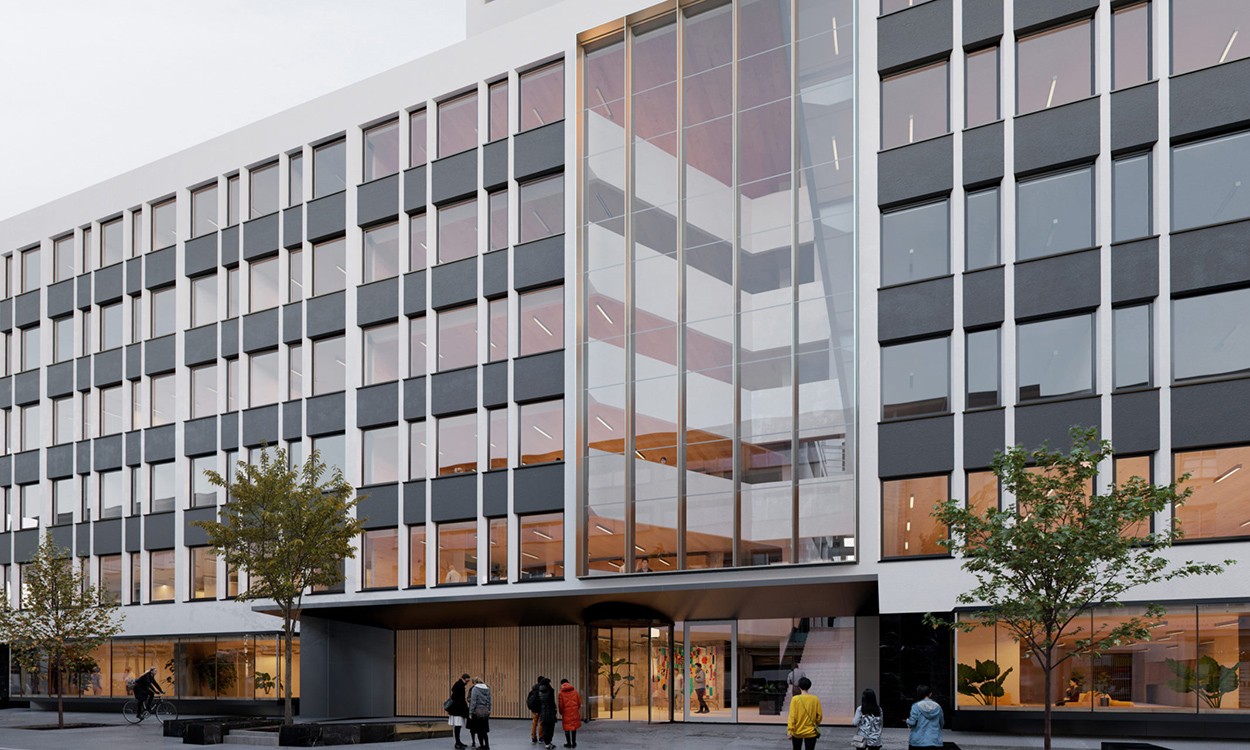 Energiforbruket halveres i dette bygget